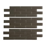 アスペクトPeel and Stick MattedガラスBacksplashキットfor Kitchen and Bathrooms 12.5" x 4" Tiles A55-70 1