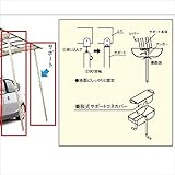 TOEX LIXIL　ネスカ／フーゴ　Fタイプ用　オプション　脱着式サポート　ロング柱（H25）用　2本入り　『リクシル』 　オータムブラウン
