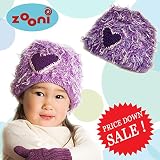 Zooni(ズーニ) ふわふわもこもこキッズ&ベビーニット帽子ニットワッチ Purple Reign XS(0～6M)