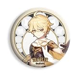 原神 公式グッズ 正規品 旅人 キャラクター 缶バッジ (旅人（空）) [並行輸入品]