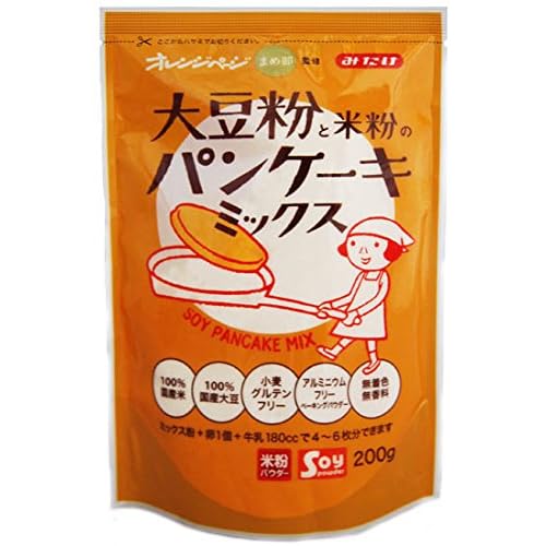 みたけ オレンジページまめ部監修！ 大豆粉と米粉のパンケーキミックス