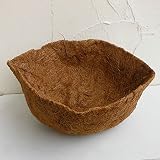 【ノーブランド品】ハンギングバスケット用ヤシマット直径30cm円形用 2枚セット[ハンギングバスケットの植替えに！]