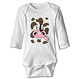 ファッション 幼児 可愛い 乳牛 デザイン 子供服 100%綿 White Size 24 Months