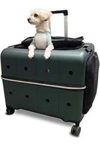 Amazon | pidan ペットキャリー キャスター付き ペットスーツケース