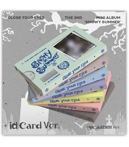 CLOSE YOUR EYES Snowy Summer アルバム 新品未開封 7종 SET) CLOSE YOUR EYES The 2nd Mini Album 'Snowy Summer