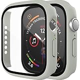 アップルウォッチ カバー Apple watch ケース 41ｍｍ シリーズ 7 8 保護ケース アッシュグレー ash-41