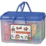 ほのぼのペタペタブロック とくとくセットSB237 ブルー 【ブロック おもちゃ はめ込み はずす セット 人気 かわいい はじめて 3歳から 組み立て F7351-03】