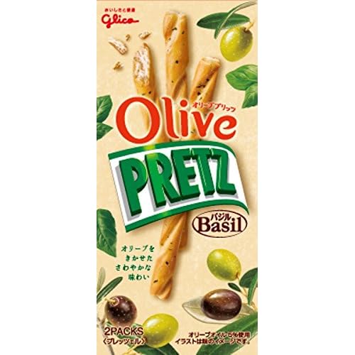 グリコ オリーブプリッツ バジル