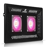 200WフルスペクトルLED植物成長ライト、CF Grow IP67レベル防水、花が咲く段階用のLED COB、超薄型インテリジェントコントロール、葉っぱの成長と花が咲く階段に適し、室内と室外に両用植