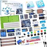 GeeekPi クラウド対応スターターキットは、Arduino UNO R4 WiFi、Bluetooth、I2C、12x8 LED マトリックス、IoT 統合、初心者およびエンジニア向けのチュートリアルと互換性があります。