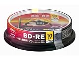 TDK BD-RE 25GB 2倍速 10枚スピンドルケース入 BEV25PWA10PA