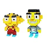 Gooband? LOZ Stewie Griffin/Chris Set Pack of 2 Diamond Nanoblock Educational Toy 250pcs [並行輸入品]