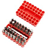 Fenteer 33本入り　収納ケース付き　1/4インチ　六角ホルダーセット　　電気ドライバー　スクリュー　ドライバービット