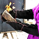 WoodEze Extra Long Flame Resistant Hearth Gloves by Woodeze