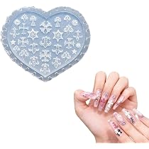 Amazon | JIMIGUGU シリコンモールド クロス 十字架 花 星 立体 クロム