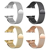 コネクター+ミラネーゼループ時計バンドブレスレットリストストラップ（アップルウォッチ42mm用）