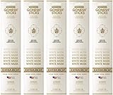 【5個セット】 GONESH(ガーネッシュ) お香 インセンス スティック ホワイトムスク (シャボンの香り) 20本入