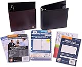 フランクリン・プランナー スターター キット 1日2ページ 2025年 1月始まり 12ヶ月版 コンパクトサイズ ブラック 86331