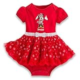 ディズニー (Disney) ミニーマウス フリル ドレス ボディースーツ 赤 Disneyland 70cm (米国サイズ12ヶ月 71-74cm) [並行輸入品]