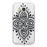 Zeebox Galaxy Core Prime ケース 高品質 TPU カバー 衝撃吸収 Samsung Galaxy Core Prime 用 超薄型 落下防止 保護カバー 生涯補償付き (ブラッ