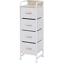 Amazon｜[山善] チェスト キャスター付き 4段 YZFC-6010(BE/IV