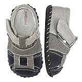 [ペディペド] pediped オリジナルズ Harvey ハーベイ - ファーストベビーシューズ グレーネイビー M (12-18 mos) 【並行輸入】