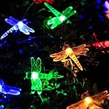 Innoo Tech LED ソーラーストリングライト トンボ 30灯 6.5m イルミネーション クリスマス ウェディング 結婚式 パーティー 防水 ガーデンライト 屋外 自動点灯