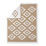 コアラベビーニットAztec Geo Blanket – トープ