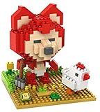 Little Treasures Loz diamond blocks Ali fox character with chicken I-block fun compatible to Nanoblo
