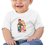 幸せな家族子供服 ベビーTシャツ 半袖 男の子 女の子 クルーネック カジュアル
