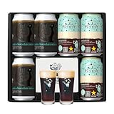 ＜2種6本＞チョコミントビール ペアグラス付セット HOPPIN’ GARAGE 大人のチョコミント／暁ブルワリー 黒猫
