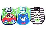 ベビースタイ カワイイ 男の子用 デザイン 赤ちゃん スタイ よだれかけ ３枚セット (B) [並行輸入品]