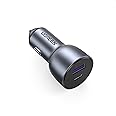 UGREEN カーチャージャー 2ポート USB-A+USB-C QC3.0&PD対応 20W+22.5W急速充電 DC12V-24V車類対応 iphone 13/ 13 Pro Max/13 mini/iPhone 11 / 11 Pro / 11