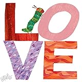 Marmont Hill Eric Carle 's The Very Hungry Caterpillar Love Stackedポーズキャンバス壁アート 40 by 40-Inch MH-ECA