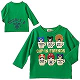 ダブルＢ(MIKIHOUSE) CUP-IN FRIENDS長袖Ｔシャツ 80 グリーン（07）