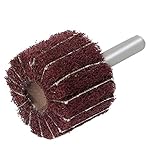 uxcell フラップホイール　 30x25x6mm ブラウン ラウンドシェイプ