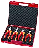 KNIPEX 00 20 15 4-Piece 1,000V Insulated Tool Set [並行輸入品]