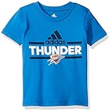 幼児用NBA Oklahoma City Thunder Mini Dassler半袖T、3t、強力なブルー