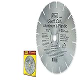IVY Classic 35050 Swift Cut 7-1/4-Inch 128 Tooth Aluminum & Plastic Cutting Circular Saw Blade with 