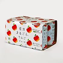 Amazon.co.jp: 信州まるごとりんごジュース6缶セット : 食品