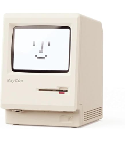 Amazon.co.jp: GIISSMO Maclock WB-8 レトロ ピクセル 目覚まし時計
