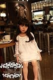 M.Z.L キッズ　秋物　おしゃれ　お出かけ　ワンピース　長袖　チュニック　ドレス　カジュアル　女の子　子供用 結婚式 発表会 90cm-130cm (120CM)