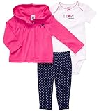 Carter's (カーターズ) :: カーディガン ロンパース ボディスーツ パンツ セット :: 3-piece Cardigan Set :: 3M :: 55-61 cm :: 正規タグ保証