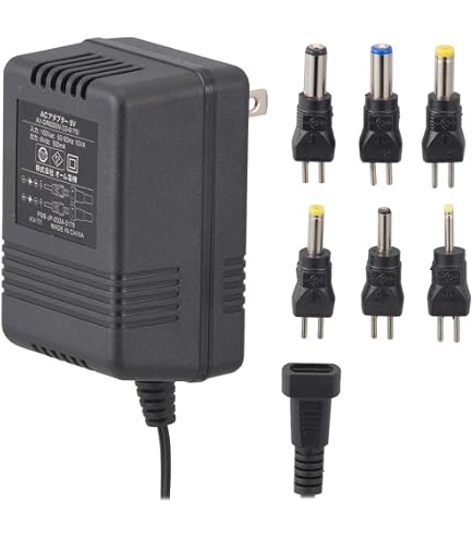 Amazon | オーム(OHM) AudioComm ACマルチアダプター DC3～12V 変換