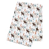 Trend Lab Scandi Forest Jumbo Deluxe Flannel Swaddle Blanket [並行輸入品]