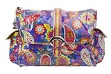 Kalencom Laminated Buckle Bag, Cobalt Paisley by Kalencom [並行輸入品]