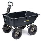 ゴリラカート[最大積載量544kg]/ダンプカート/Heavy Duty Dump Cart//ガーデンカート/ダンプカート/ダンプヤードカート/ガーデンカート/ペットカート/キャリーカート/キャスタ