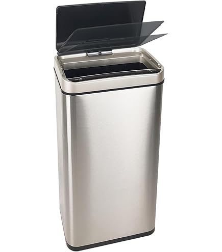 Amazon｜SENSIBLE ECO LIVING 自動開閉センサー付きゴミ箱 47L