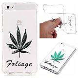 Huawei P8 Lite ケース Zeebox Huawei P8 Lite高品質 TPU カバー 衝撃吸収 Huawei P8 Lite 用 超薄型 柔軟 落下防止 保護カバー 生涯補償付き (