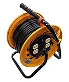 エスコ AC125V/22A/30mコンセント固定リール EA815DA-1